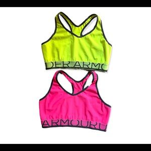 Under Armor | bright sports bras | size S